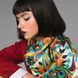 Хустка шовкова OLIZ Кольорова астракція - Королівська примха 100см х 100см 17146 фото 3