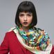 Хустка шовкова OLIZ Кольорова астракція - Королівська примха 100см х 100см 17146 фото 4
