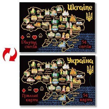 Карти гральні "Карта України", 54 карти 38306 фото