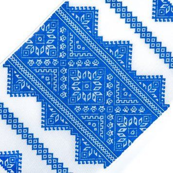 Рушник вишиваний український обрядовий (190 х 33), РРВ-17 блакитний 26372 фото