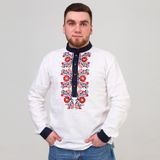 Вишиванка чоловіча Paradova 511, білий льон, 44 27434 фото