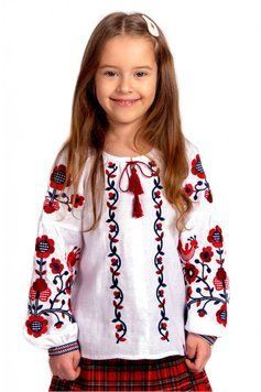 Вишиванка для дівчинки Фолк Мода (6008), 122 24675 фото