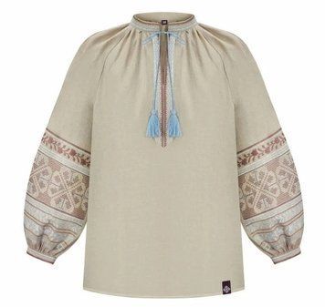 Вишиванка жіноча Svarga - Настасія (бежева), 40 40054 фото