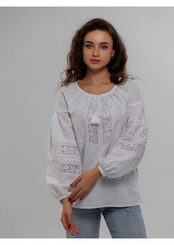 Вишиванка жіноча Слобожанка - Біляна романтична (біла), 42 39887 фото