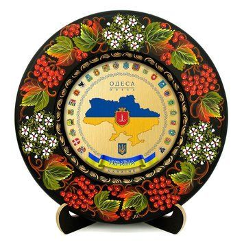 Тарілка - ОДЕСА ГЕРБ КОЛАЖ (ТД-01-29-023-982-171) 41703 фото