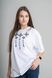 Футболка вишиванка жіноча Melanika - ОВЕРСАЙЗ Меланія (біла), 42-44 38255 фото 1