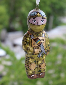 Сувенір текстильний - Захисник (скульптура) 35256 фото