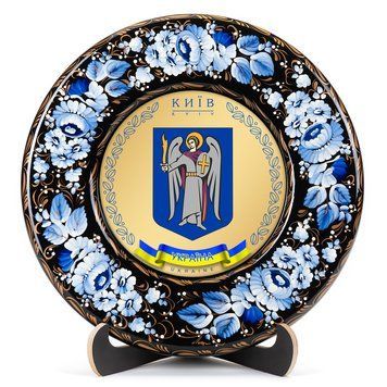 Тарілка - КИЇВ ГЕРБ ЗОЛОТО (ТД-01-29-011-980-022) 41405 фото