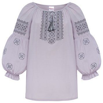 Вишиванка жіноча Колос - Витонченість (сіра), 56 37036 фото