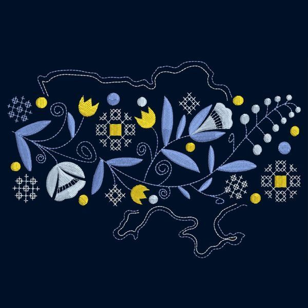 Футболка жіноча вишита - №44, S 37104 фото