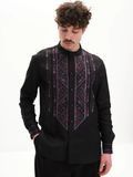 Вишита сорочка чоловіча Svarga - Флояра (чорна), 48 39860 фото