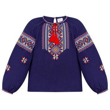 Вишиванка для дівчинки Колос - Яскрава, 140 34394 фото