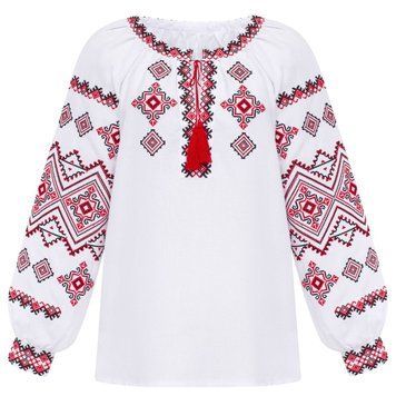 Вишиванка жіноча Діброва - Верховина (біла), 44 24843 фото
