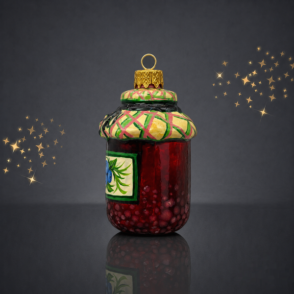 Іграшка ялинкова &laquo;Банка з чорницями&raquo; 42068 фото