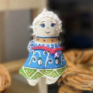 Ароматизована ялинкова прикраса-сувенір - Янгол Березень 9720 фото