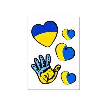 Стікерпак "Долонька", набір наклейок, 65х90 мм 30393 фото