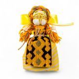 Лялька Мотанка "Квіточка" жовта 16 см 25072 фото