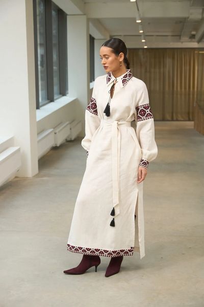 Сукня жіноча Svarga - Каховка (молочна), 42 39953 фото
