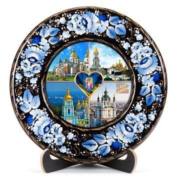 Тарілка декоративна Пам'ятки Києва (ТД-01-29-011-950-022) 26280 фото