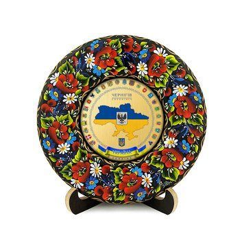 Тарілка - ЧЕРНІГІВ ГЕРБ КОЛАЖ (ТД-01-17-035-982-071) 41208 фото