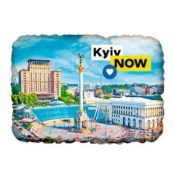 Магніт на холодильник (камінь) - Майдан Незалежності (Kyiv now) 20871 фото