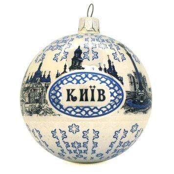 Ялинкова кулька "Київ №3 - синій" 18909 фото