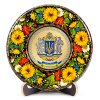 Тарілка сувенірна Герб України Великий (на золоті) (ТД-01-17-001-990-221)
