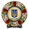 Тарілка сувенірна Герб України (на золоті) (ТД-01-29-001-980-181)