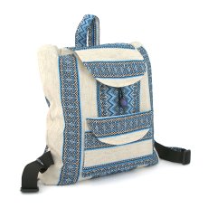 Рюкзак з вишивкою синій 9432-10023