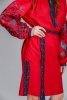 Сукня вишиванка Svarga - Соломія, червона 46