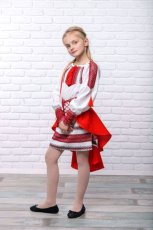 Костюм для дівчинки Сварга - Україночка, червоний 110 22325-141119