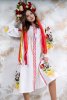 Сукня вишиванка Діброва - Флора (біла) 42