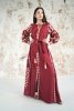 Сукня вишиванка Діброва - Грація (бордо) 50