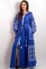 Сукня вишиванка Діброва - Грація (синя) 48