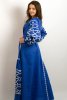 Сукня вишиванка Діброва - Грація (синя) 46