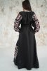 Сукня вишиванка Діброва - Грація (чорна) 44