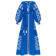 Сукня вишиванка Діброва - Грація (синя) 42 29583-143484