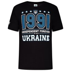 Футболка чоловіча - 1991 UKRAINE (чорний) S 19784-129802