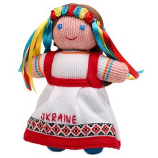 Лялька "Дівчинка Україночка", червоно-біла 21122-129919