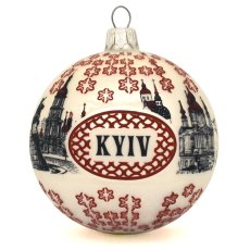 Ялинкова іграшка "Київ №3 - червоний" 18911-129349