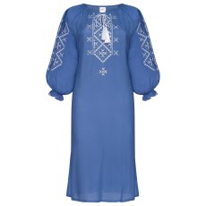 Сукня вишиванка Колос - Стожари (сіро-блакитний) 42 21816-139281