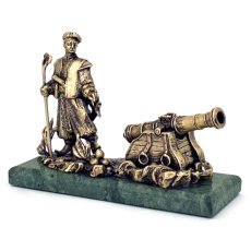 Статуетка "Козак з гарматою-1", срібло 17300-129833