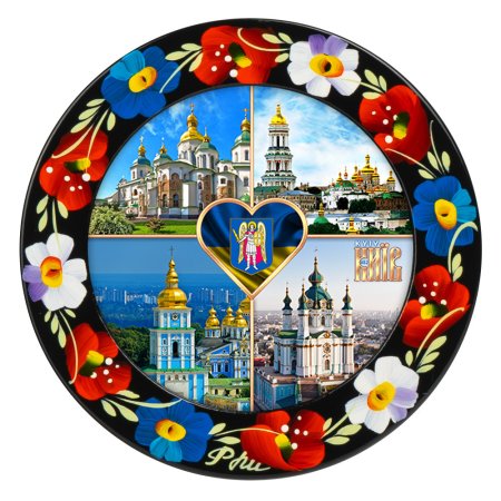 Магнит сувенирный Достопримечательности Киева (МД-01-011-950)