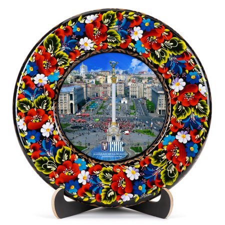 Тарелка сувенирная Площадь независимости D-290мм (ТД-01-29-011-050-071)