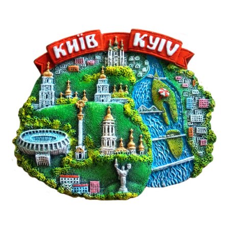 Магніт - Карта Києва (червона стрічка)