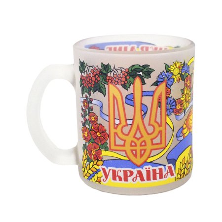 Чашка Герб Украины, матовая, 300 мл