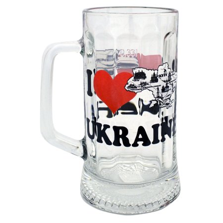 Келих 0,33 л - "Я люблю Україну" 