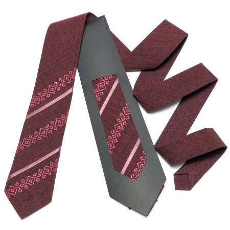 Вышитый галстук - №758