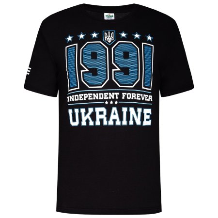 Футболка мужская - 1991 UKRAINE (черный) M