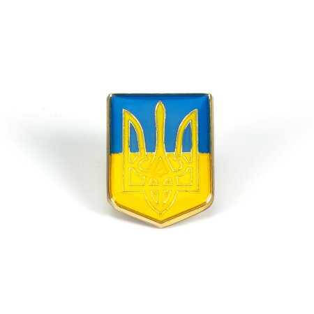 Значок "Герб - Флаг (голубой)"